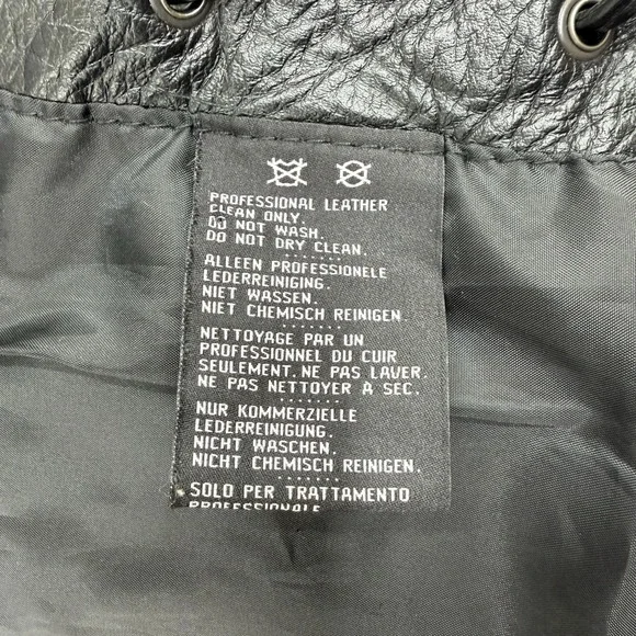 Vtg Harley Davidson Pathway Leather Vest Mens XL 98103-02VM Snap Chain Extenders - Picture 8 of 13